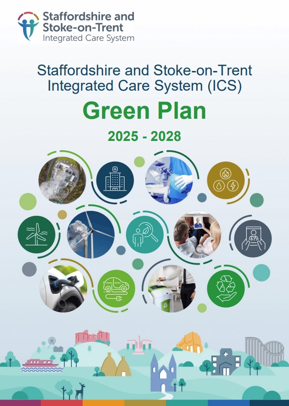 Front cover image of green plan 2025-28